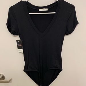 Black T-shirt Bodysuit